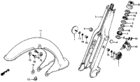 Front Fork + Front Fender