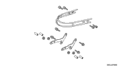 Front Fender Rail (Chrome)