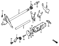 Shift Drum + Shift Fork