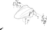 F2 Front Fender 91-94