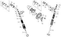 Camshaft + Valve