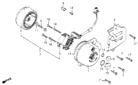 Left Crankcase Cover + Alternator