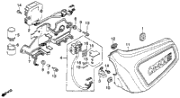 Left Side Cover + Rectifier + Fuse