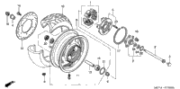 Rear Wheel (Vtx1800r/N)
