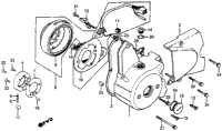 Left Crankcase Cover + Alternator