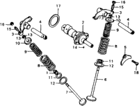 Camshaft + Valve