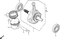 Crankshaft + Piston 85