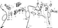 Handle Lever + Switch + Cable ('02-'03)