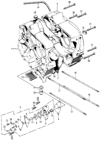 Crankcase + Oil Pump