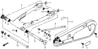 Swingarm + Chain Case