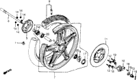 Cm400c Front Wheel 81