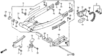 Swingarm + Chain Case 85