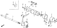Shift Drum + Shift Fork + Gearshift