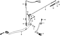 Brake Pedal + Change Pedal