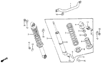 Rear Shock Absorber 80-81