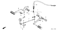 Brake Pedal + Change Pedal