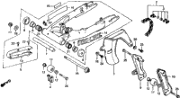 Swingarm + Chain Case 81