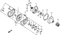 Oil Pump + Oil Filter Rotor