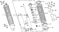 Rear Shock Absorber 76-77