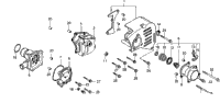 Left Crankcase Cover + Water Pump