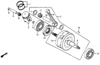 Crankshaft + Piston 83
