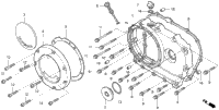 Vt1100c2right Crankcase Cover