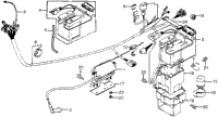 Wire Harness + Ignition Coil + Battery