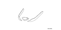 Chrome Front Fender Ornament