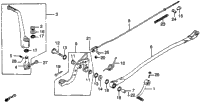 Change Pedal + Brake Pedal + Kick Starter Arm