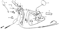 Handle Lever + Switch + Cable 81