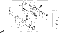 Fr.Brake Caliper 86-89
