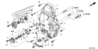 Rear Crankcase Cover @Clutch Slave Cylinder