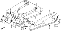 Swingarm + Chain Case