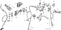 Handle Lever + Switch + Cable ('04-'07)