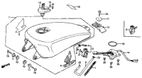 Fuel Tank 85-86