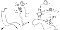 Handle Lever@Switch@Cable@Mirror