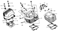 Cylinder Head + Cylinder