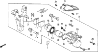Rear Brake Caliper 80-81
