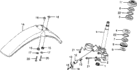 Steering Stem + Front Fender