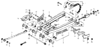 Swingarm + Drive Chain 82
