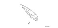 Chrome Front Fender Ornament