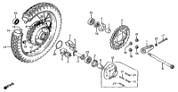 Cb650 Rear Wheel 80-82