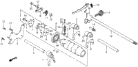 Cm400c/Tgearshift Drum + Gearshift Arm