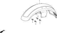 Vt1100c Front Fender