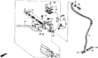 Front Brake Master Cylinder 86-91