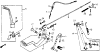 Shift Pedal + Kick Starter Arm