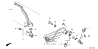Pedal + Kick Starter Arm