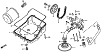 Oil Filter + Oil Pan + Oil Pump