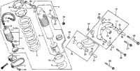 Rear Shock Absorber + Link 81
