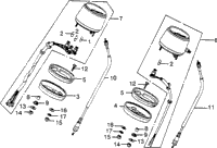 Speedometer + Tachometer
